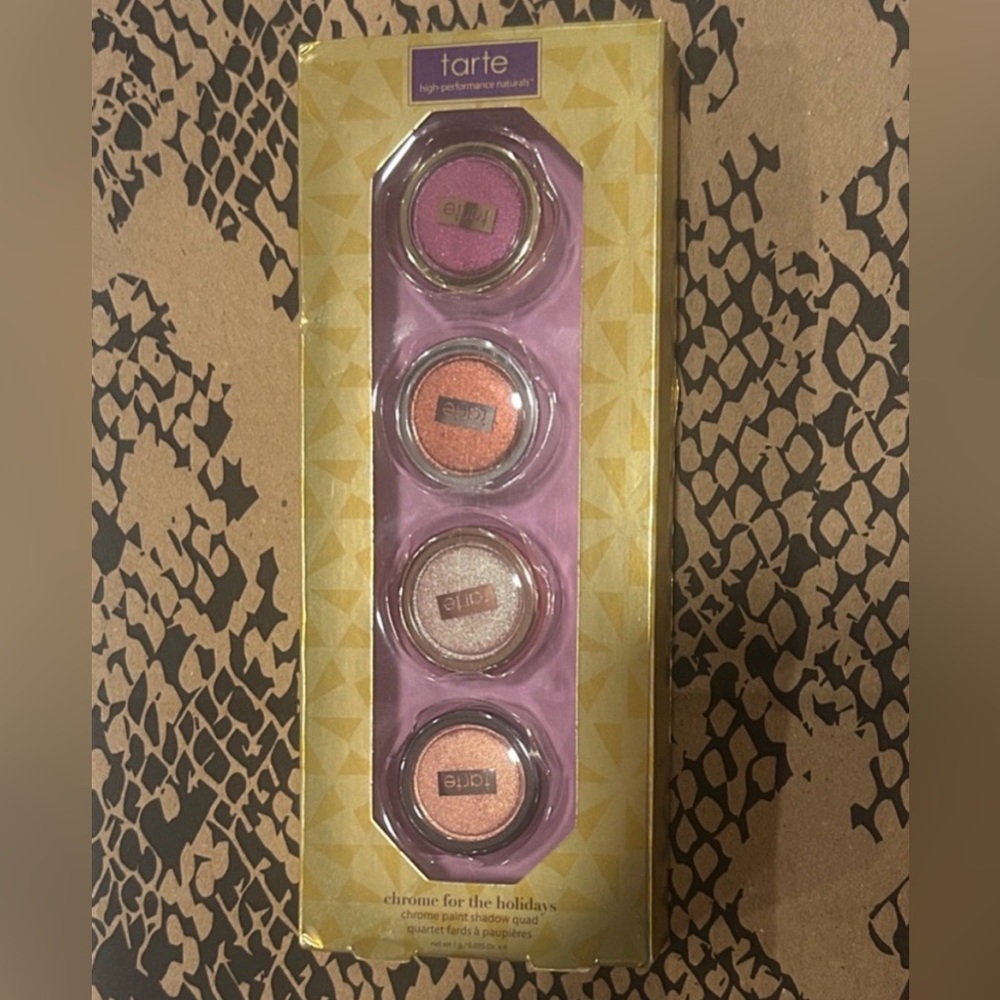 Tarte High-Performance Naturals Eyeshadow “Chrome For The Holidays” Gift Set.NIB